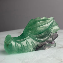 Fluorite Dragon Head Carving Crystal Specimen – Wholehearted Crystal Creations