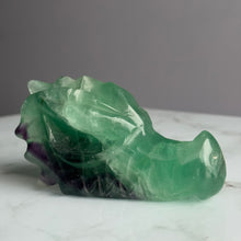 Fluorite Dragon Head Carving Crystal Specimen – Wholehearted Crystal Creations