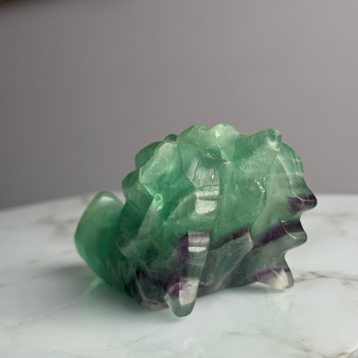 Fluorite Dragon Head Carving Crystal Specimen – Wholehearted Crystal Creations