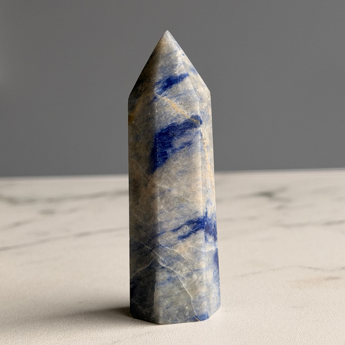 Sodalite Tower Specimen – Wholehearted Crystal Creations