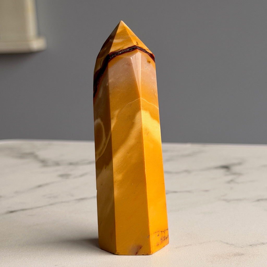 Mookaite Jasper Tower Specimen – Wholehearted Crystal Creations