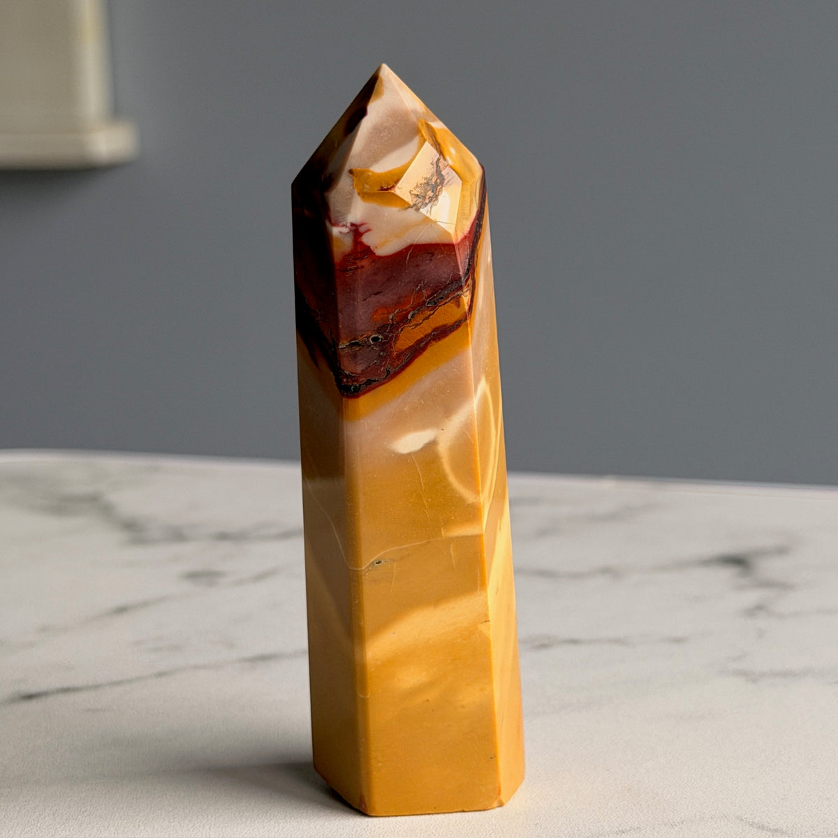 Mookaite Jasper Tower Specimen – Wholehearted Crystal Creations
