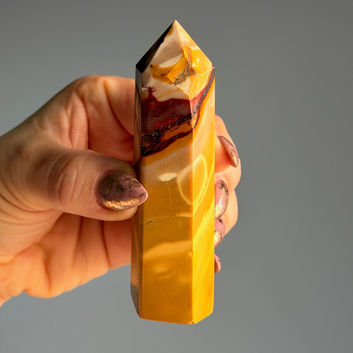 Mookaite Jasper Tower Specimen – Wholehearted Crystal Creations