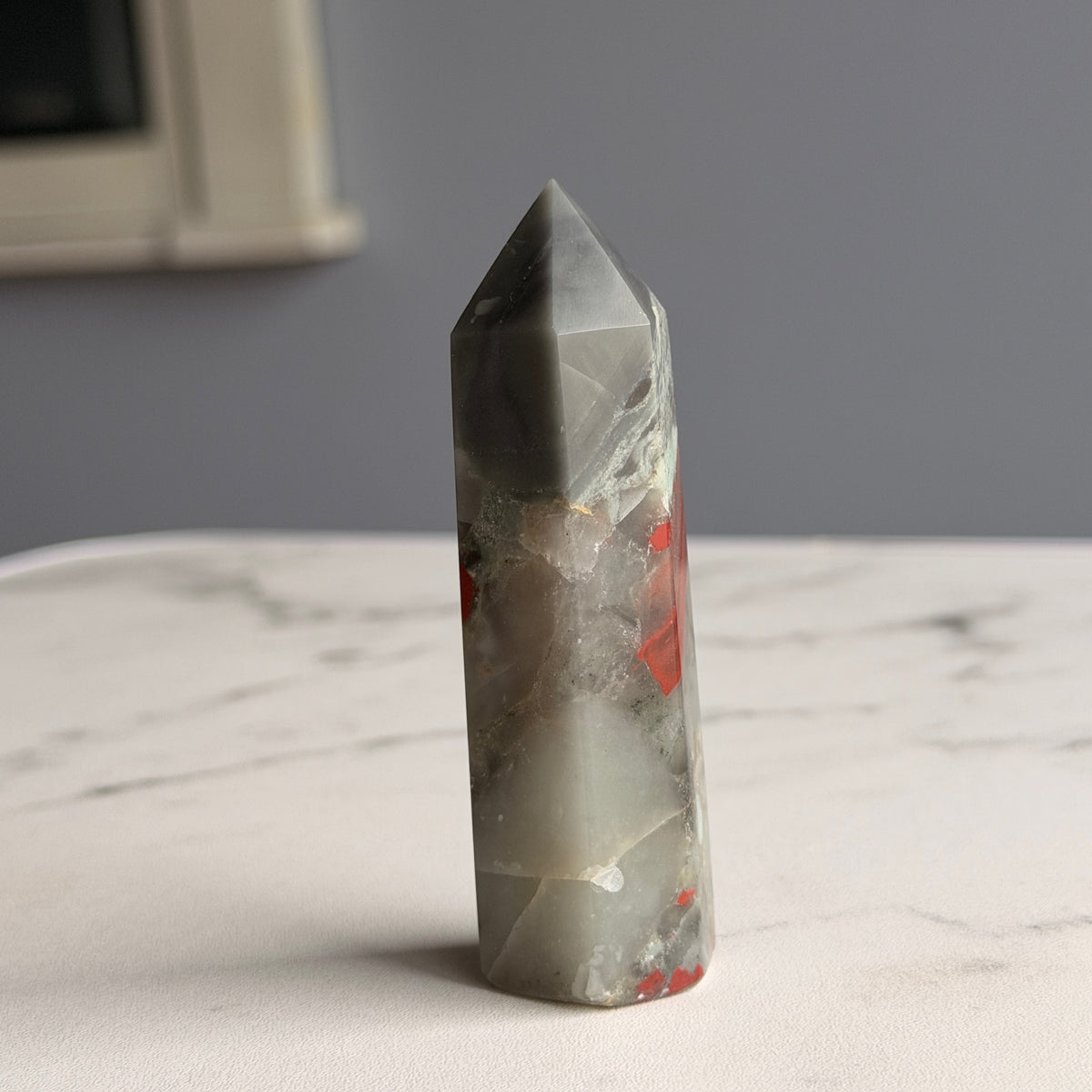 Bloodstone Jasper Tower Specimen #BS1 – Wholehearted Crystal Creations