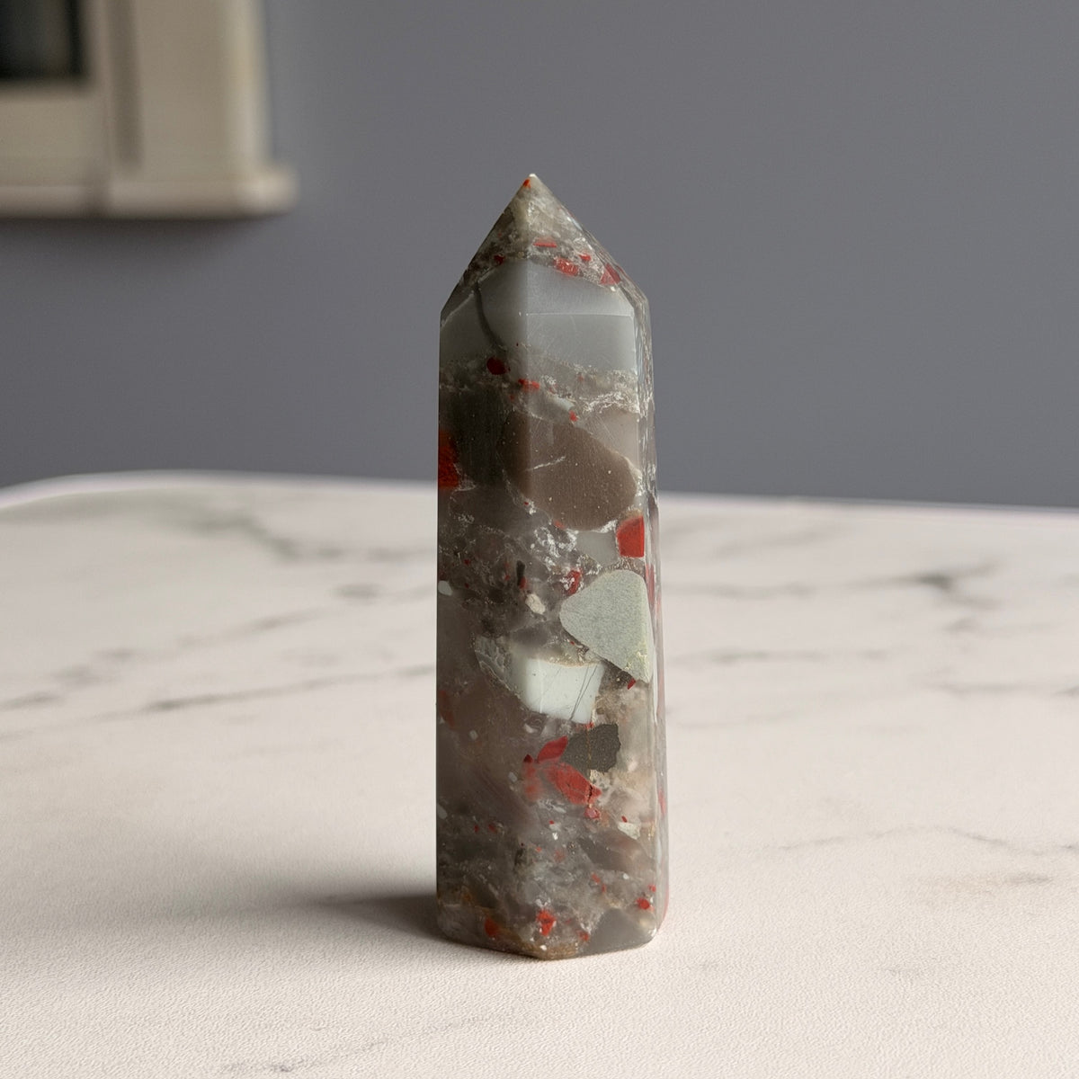 Bloodstone Jasper Tower Specimen #BS2 – Wholehearted Crystal Creations