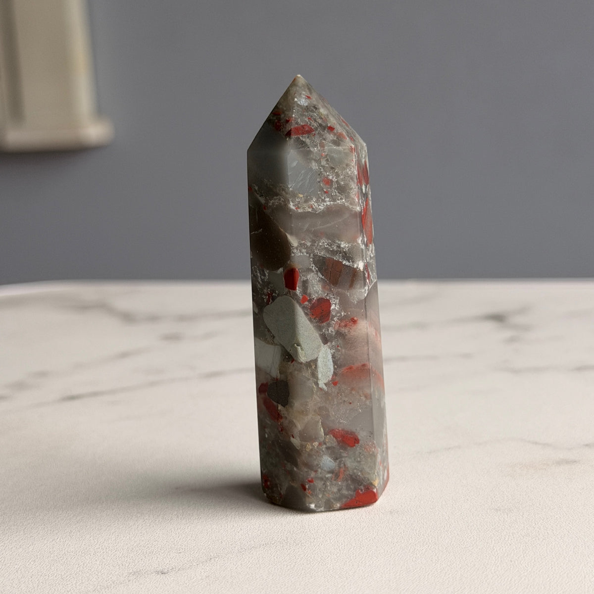 Bloodstone Jasper Tower Specimen #BS2 – Wholehearted Crystal Creations