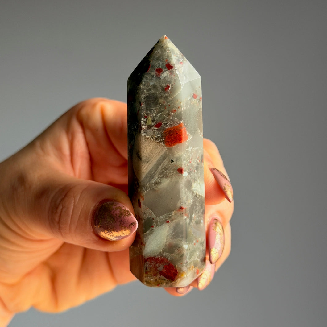 Bloodstone Jasper Tower Specimen #BS2