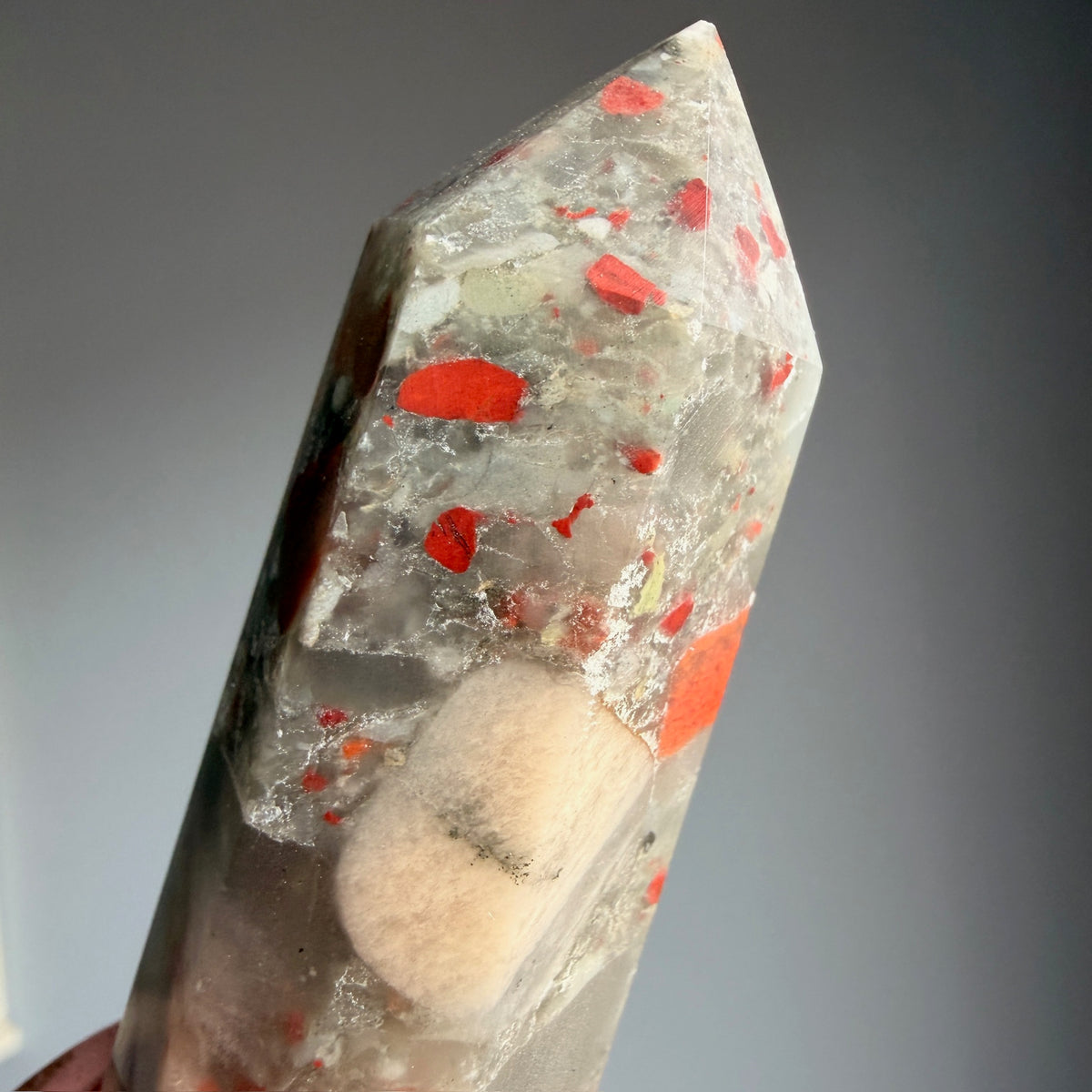 Bloodstone Jasper Tower Specimen #BS2 – Wholehearted Crystal Creations