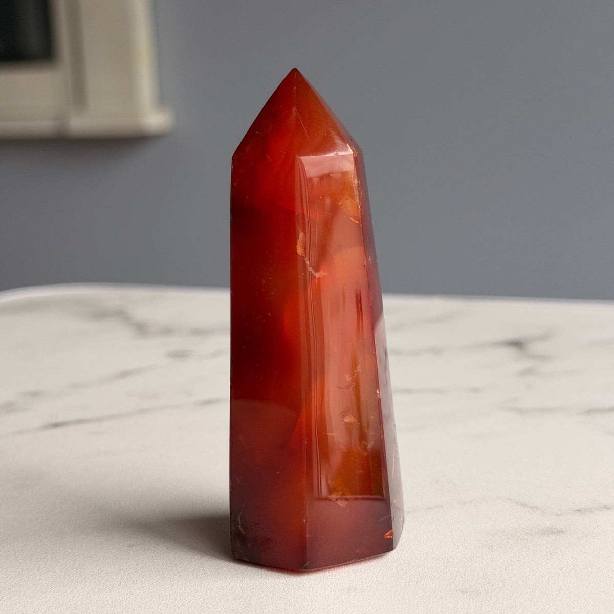 Carnelian Tower Specimen – Wholehearted Crystal Creations