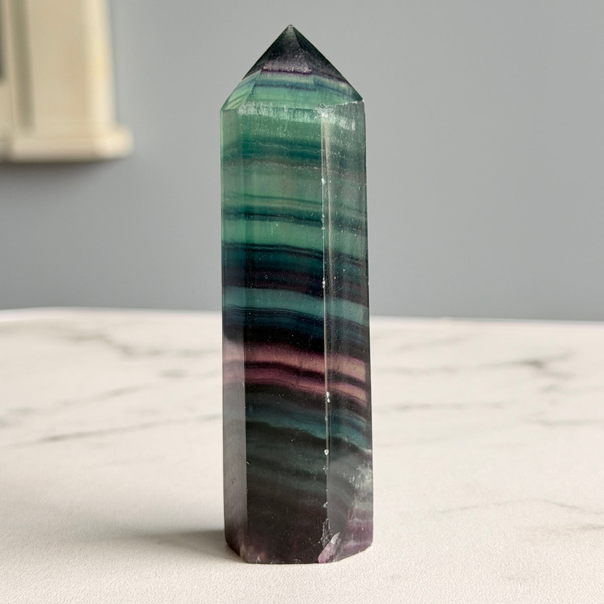 Rainbow Fluorite Tower Specimen #RFT1 – Wholehearted Crystal Creations