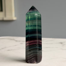 Rainbow Fluorite Tower Specimen #RFT1