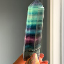Rainbow Fluorite Tower Specimen #RFT1