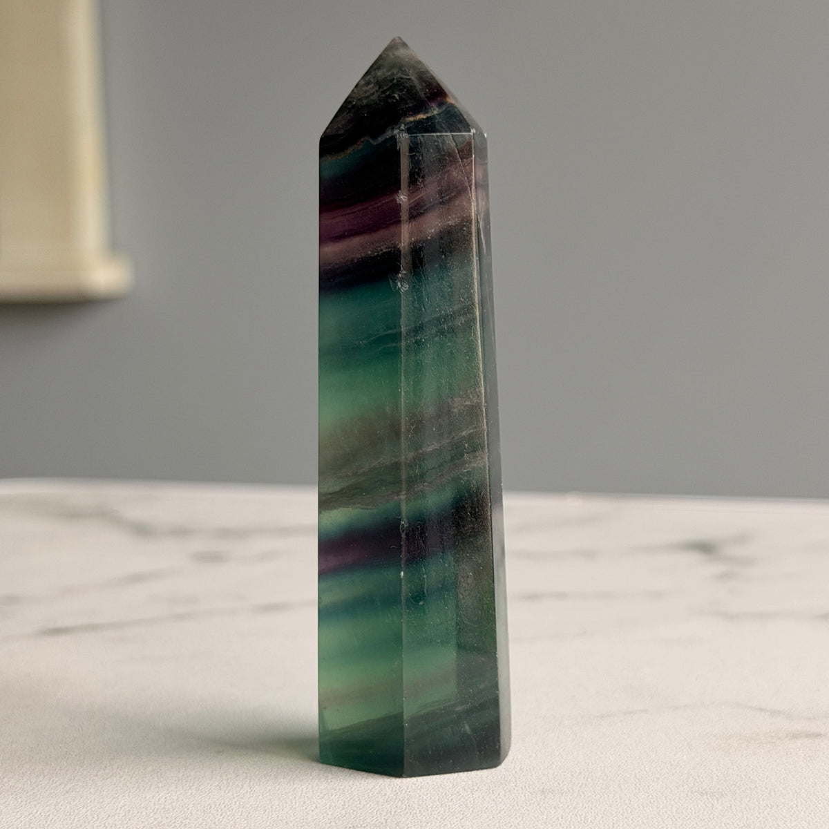Rainbow Fluorite Tower Specimen #RFT2 – Wholehearted Crystal Creations