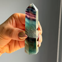 Rainbow Fluorite Tower Specimen #RFT2