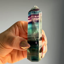 Rainbow Fluorite Tower Specimen #RFT2