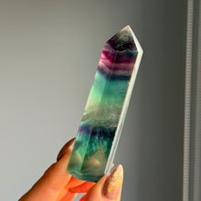 Rainbow Fluorite Tower Specimen #RFT2