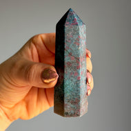 Ruby in Kyanite Tower Specimen – Wholehearted Crystal Creations