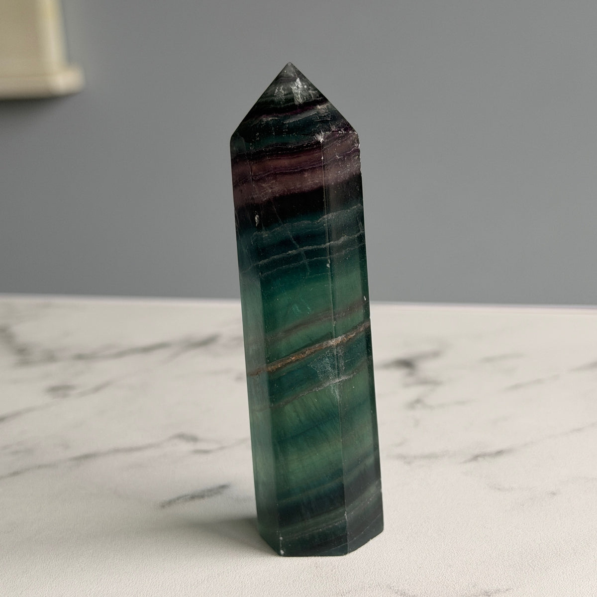 Rainbow Fluorite Tower Specimen #RFT3 – Wholehearted Crystal Creations