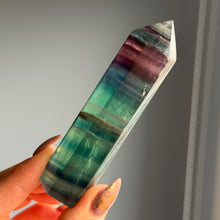 Rainbow Fluorite Tower Specimen #RFT3