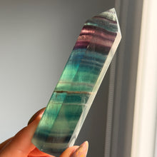 Rainbow Fluorite Tower Specimen #RFT3