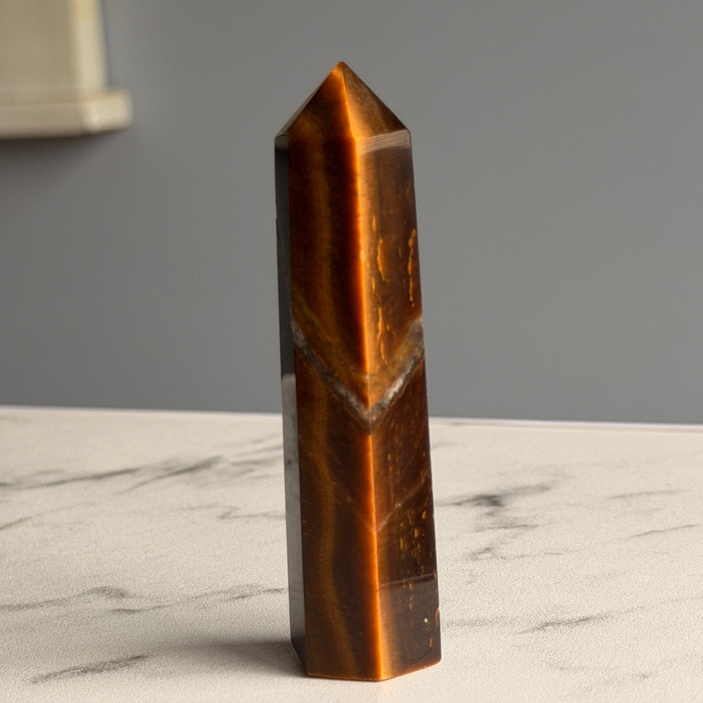 Tiger's Eye Tower Specimen – Wholehearted Crystal Creations