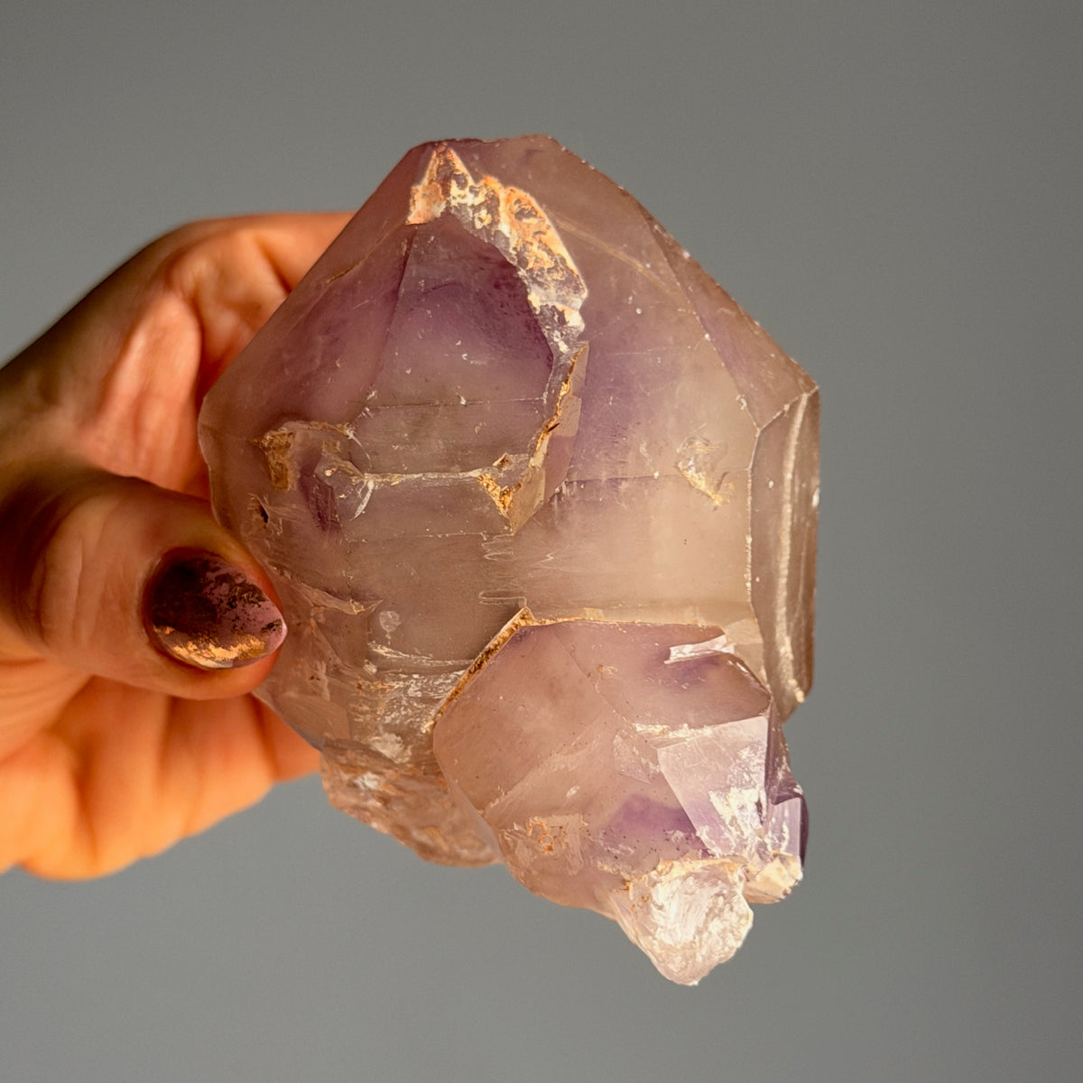 Skeletal Amethyst Scepter Specimen – Wholehearted Crystal Creations