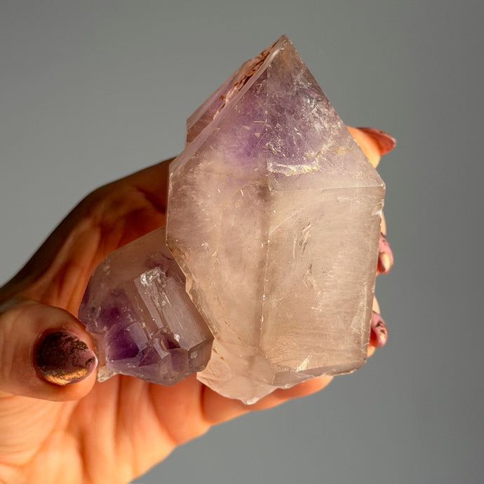 Skeletal Amethyst Scepter Specimen – Wholehearted Crystal Creations