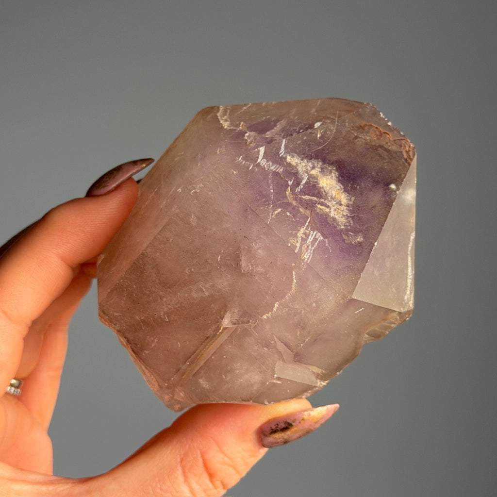 Skeletal Amethyst Scepter Specimen – Wholehearted Crystal Creations