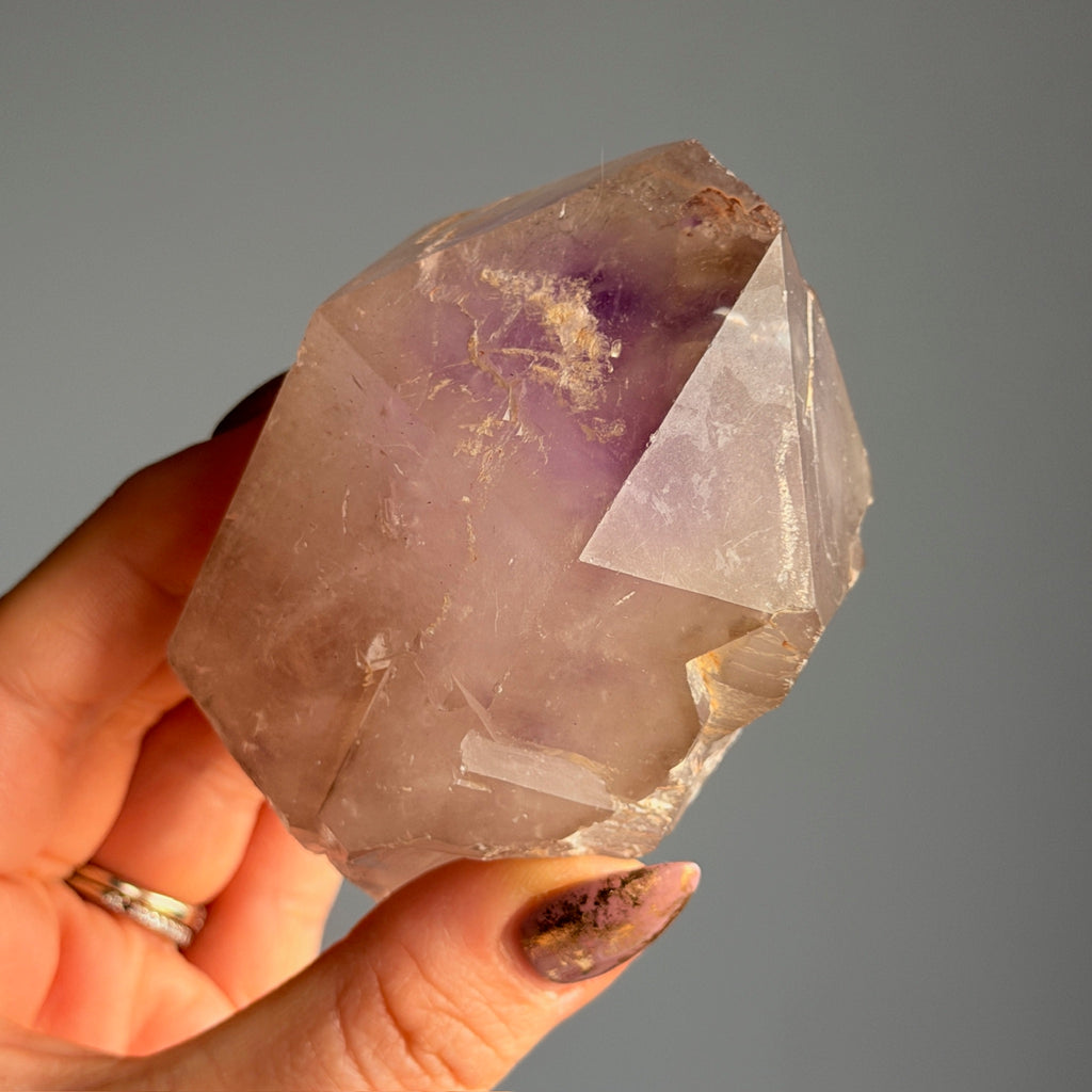 Skeletal Amethyst Scepter Specimen – Wholehearted Crystal Creations