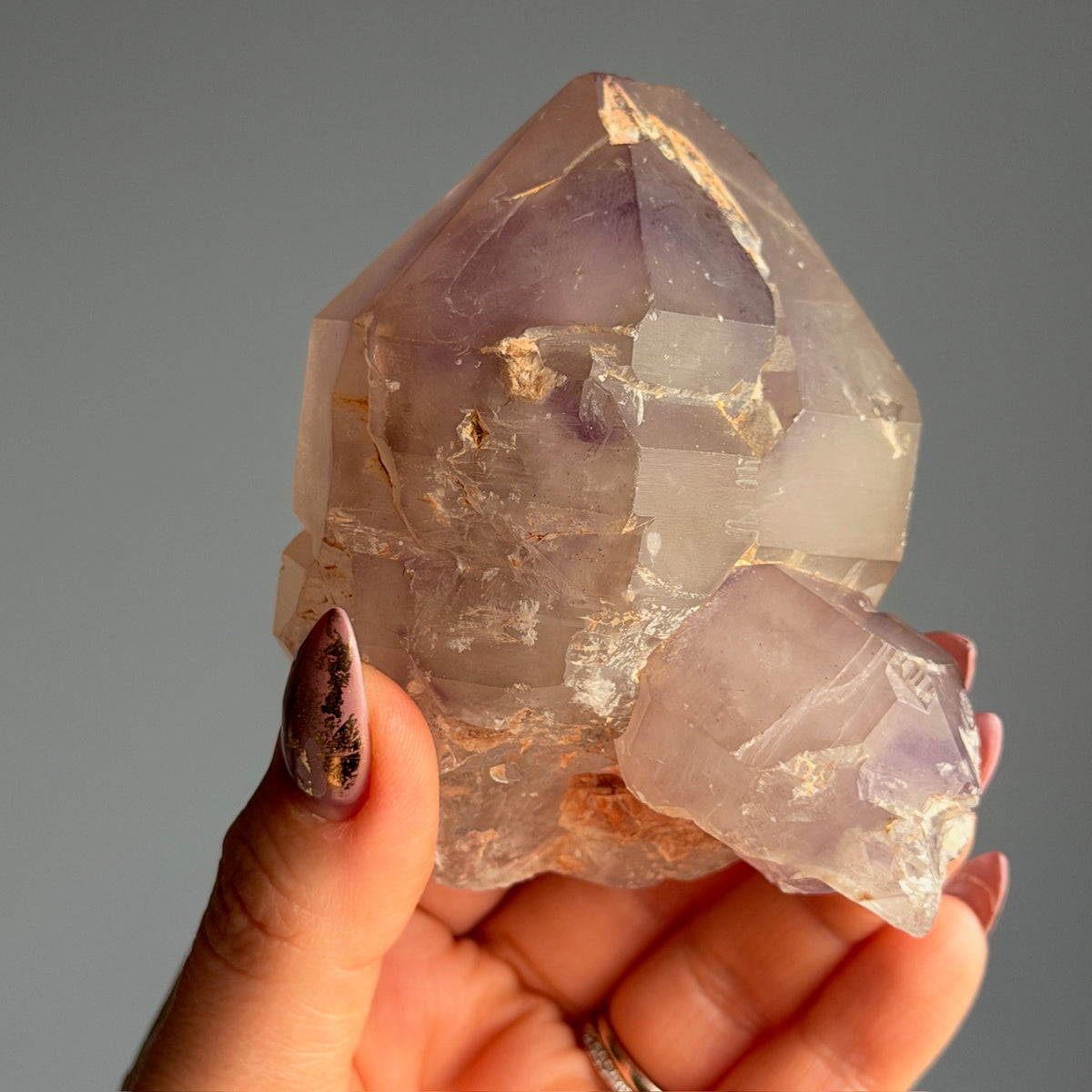 Skeletal Amethyst Scepter Specimen – Wholehearted Crystal Creations