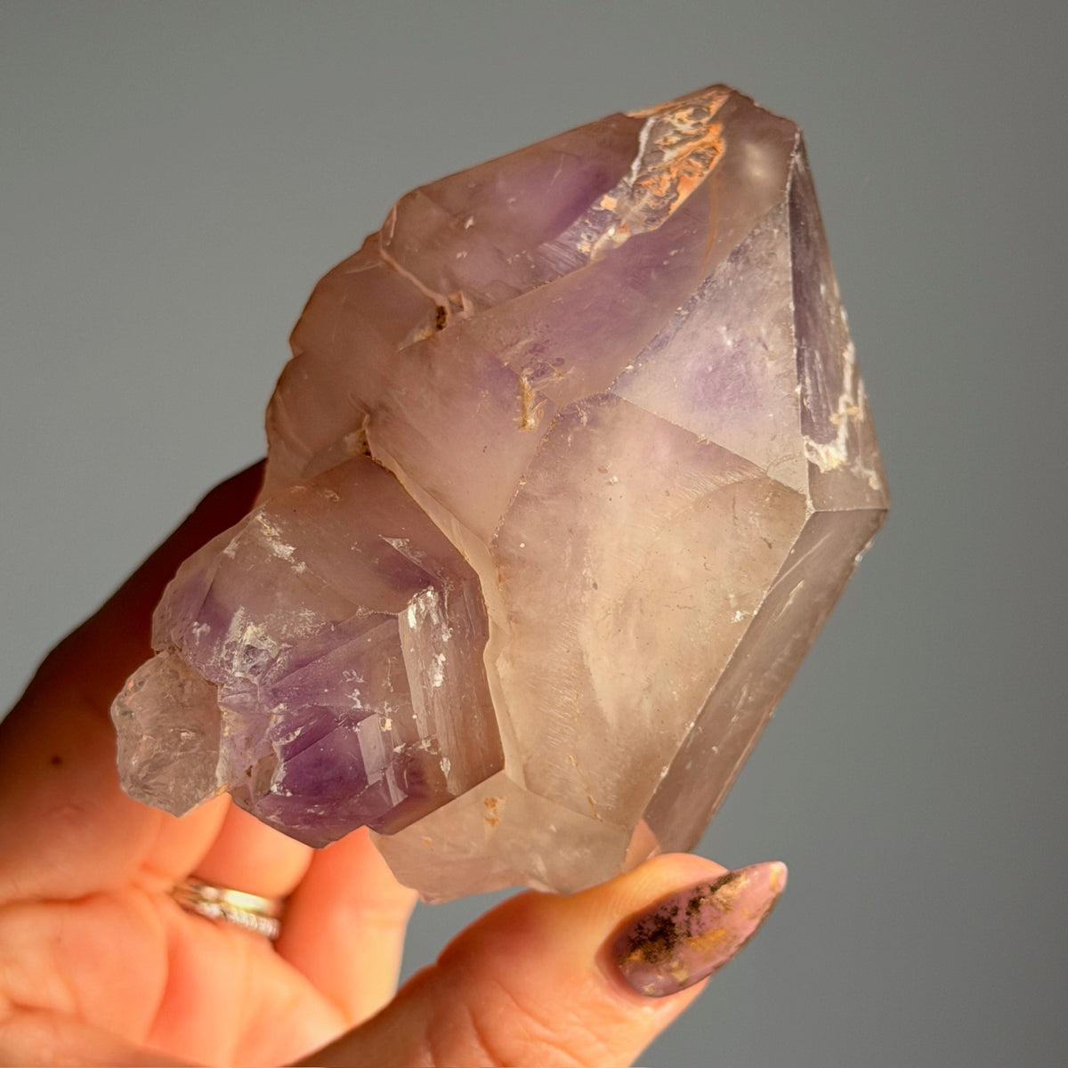 Skeletal Amethyst Scepter Specimen – Wholehearted Crystal Creations