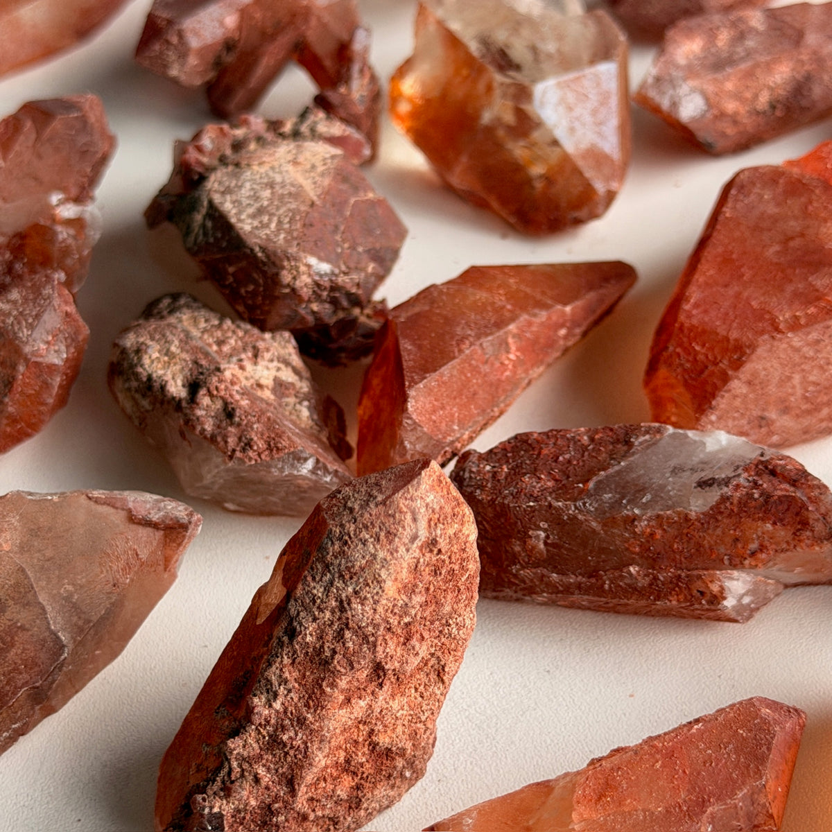 Tangerine Quartz Raw Specimen – Wholehearted Crystal Creations