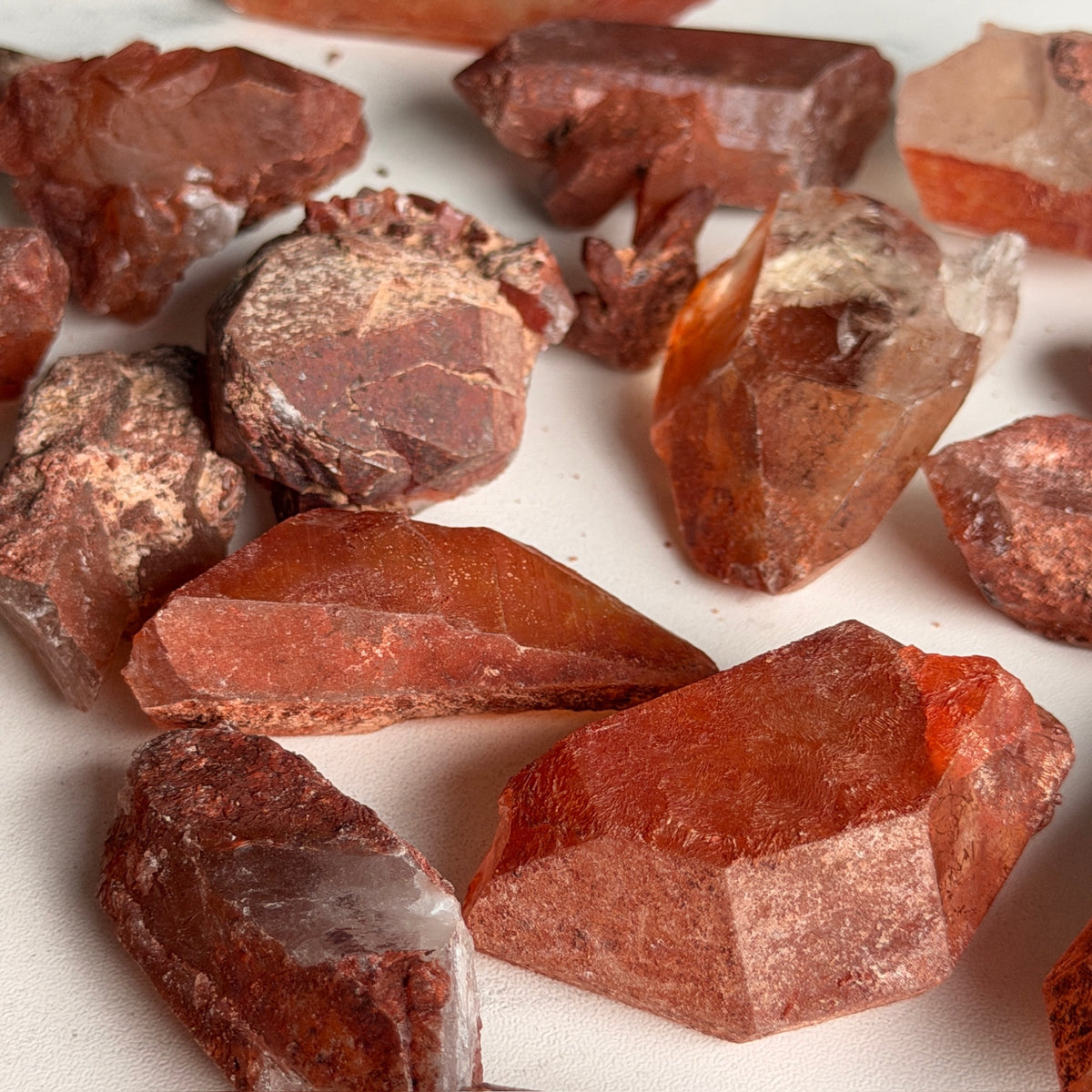 Tangerine Quartz Raw Specimen – Wholehearted Crystal Creations
