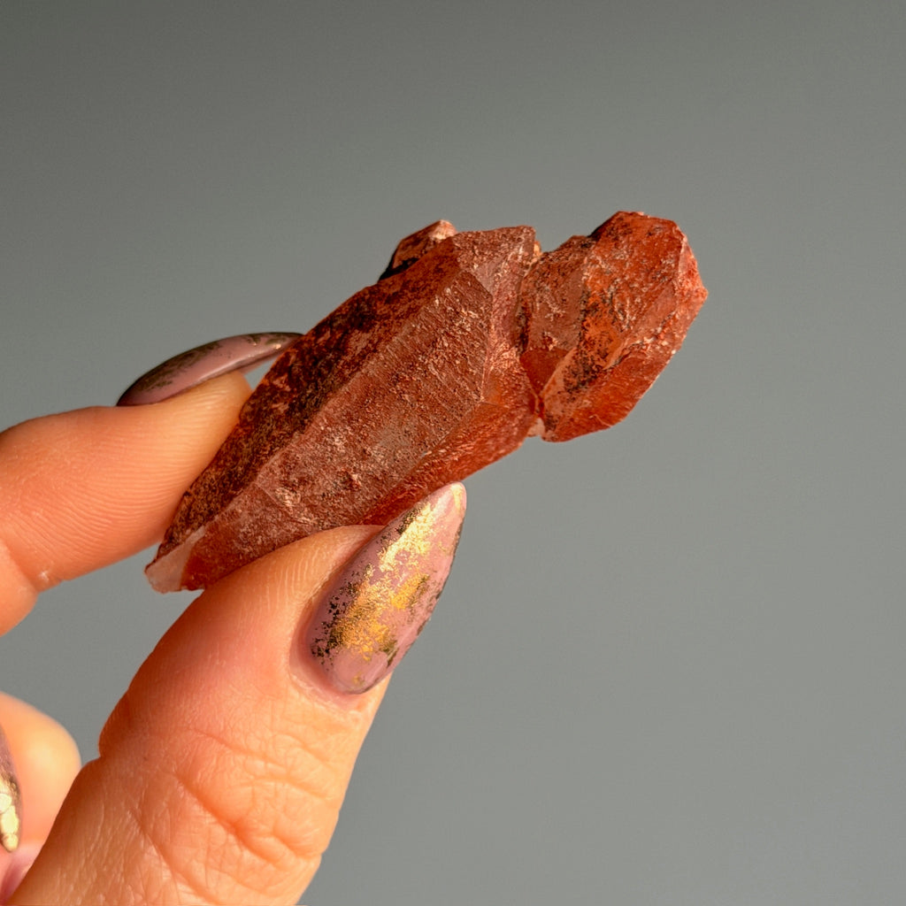 Tangerine Quartz Raw Specimen – Wholehearted Crystal Creations