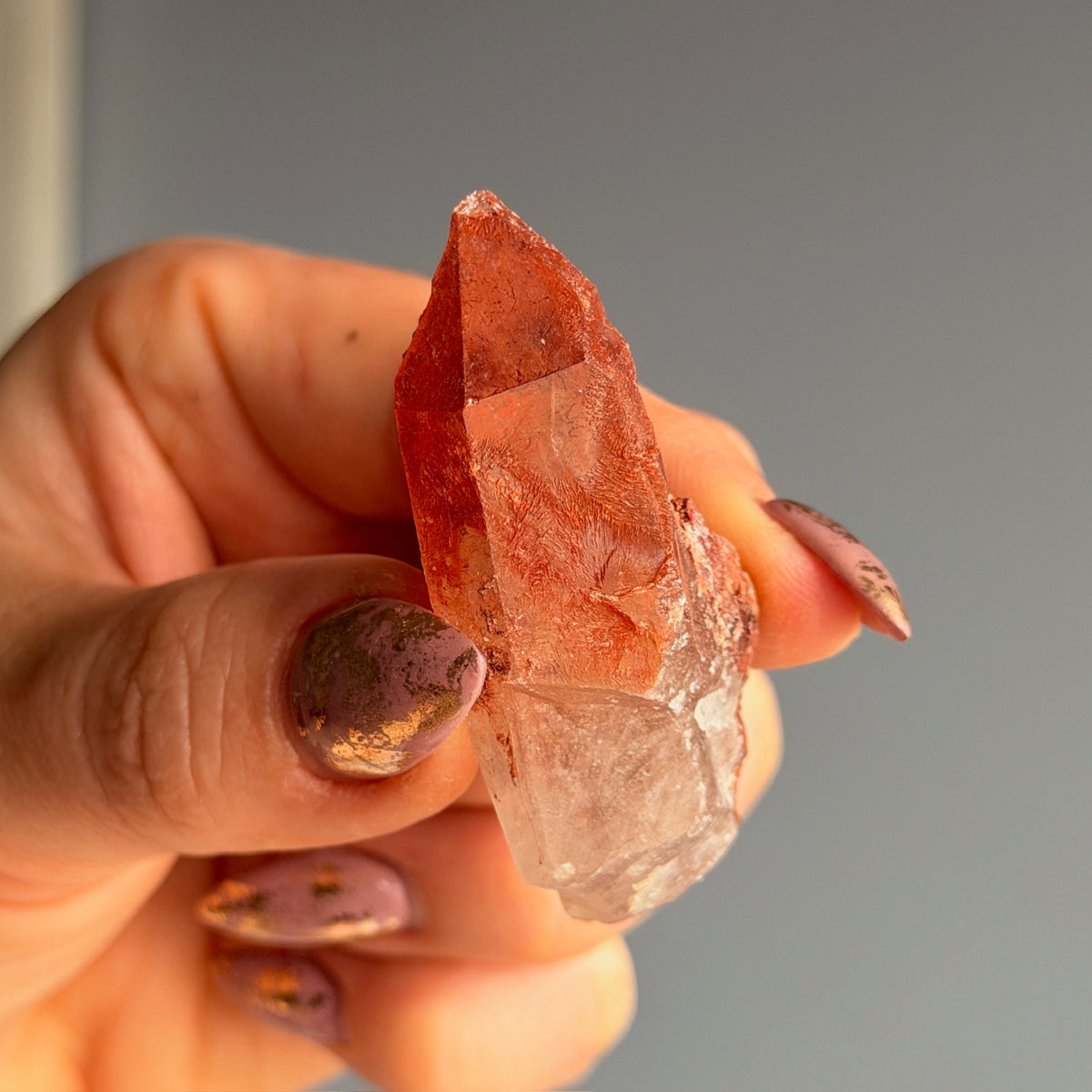 Tangerine Quartz Raw Specimen – Wholehearted Crystal Creations