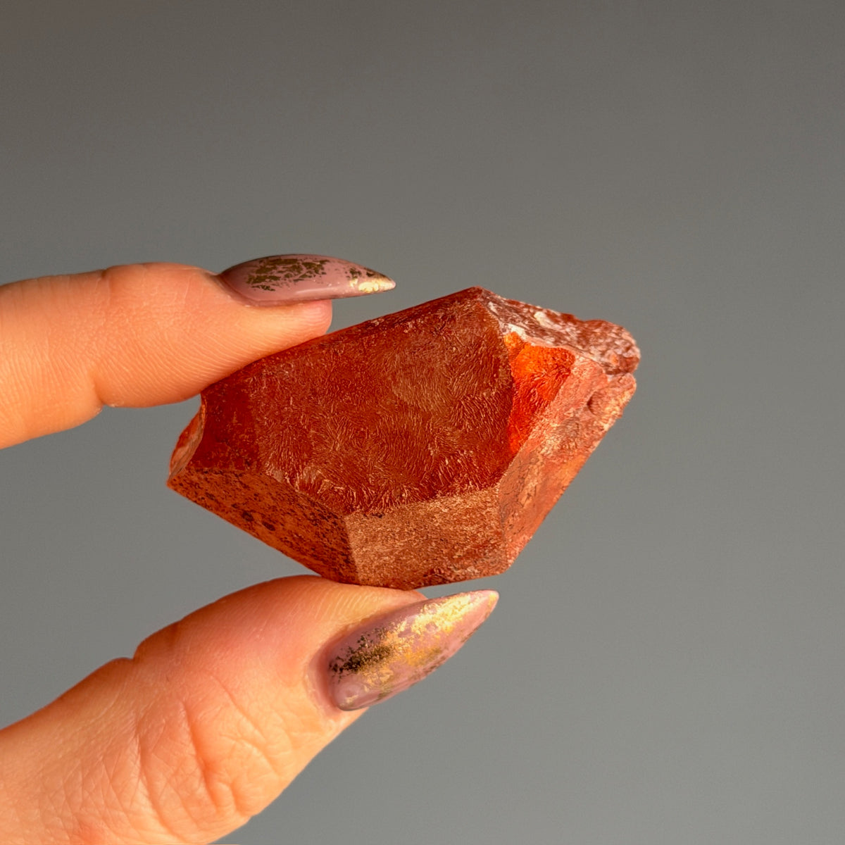 Tangerine Quartz Raw Specimen – Wholehearted Crystal Creations