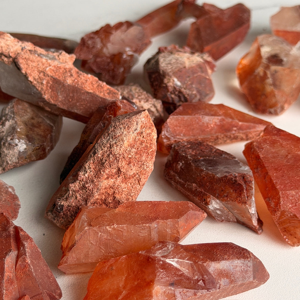 Tangerine Quartz Raw Specimen – Wholehearted Crystal Creations