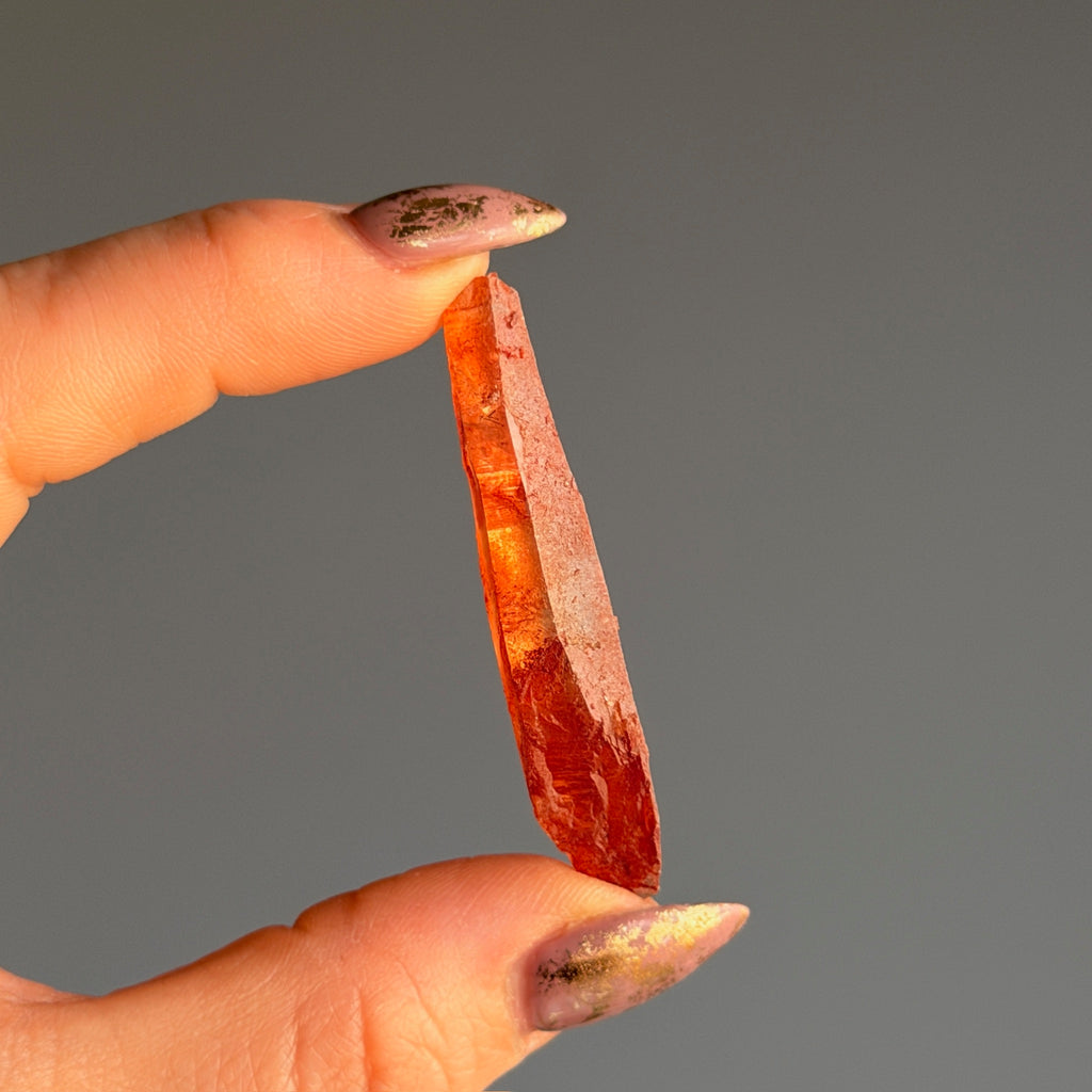 Tangerine Quartz Raw Specimen – Wholehearted Crystal Creations
