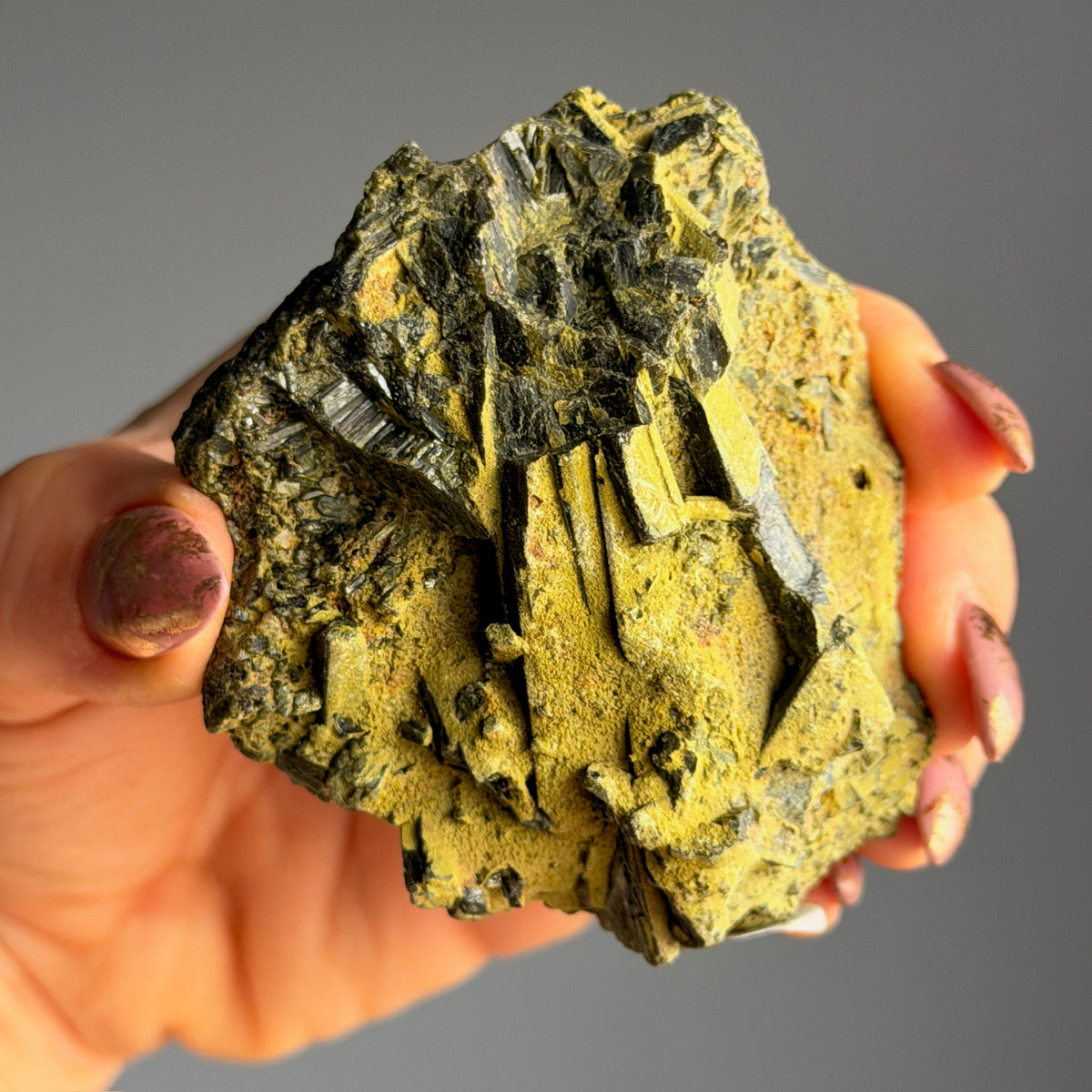 Epidote Raw Specimen – Wholehearted Crystal Creations