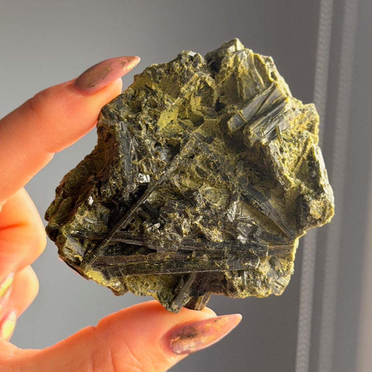 Epidote Raw Specimen – Wholehearted Crystal Creations