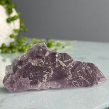 Etched Purple Fluorite Raw Crystal Specimen