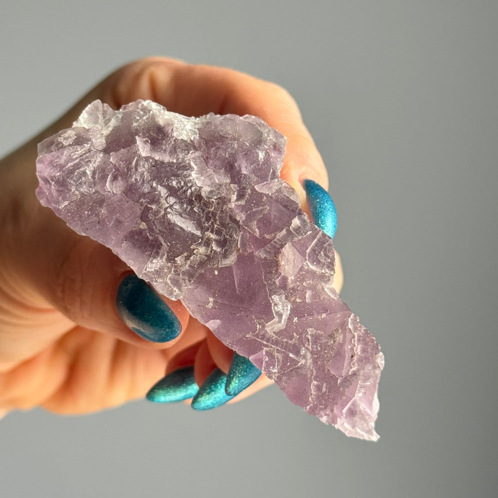 Etched Purple Fluorite Raw Crystal Specimen – Wholehearted Crystal Creations