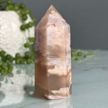 Flower Agate Tower Specimen