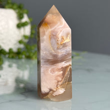 Flower Agate Tower Specimen