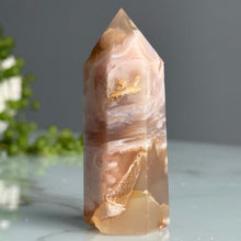 Flower Agate Tower Specimen