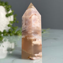 Flower Agate Tower Specimen