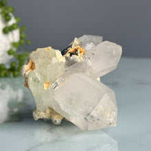 Epidote + Chlorite in Quartz Specimen