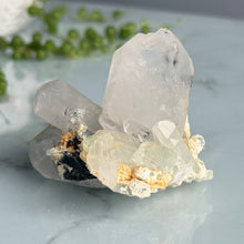 Epidote + Chlorite in Quartz Specimen