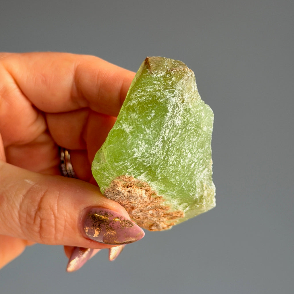 Green Calcite Raw Specimen – Wholehearted Crystal Creations