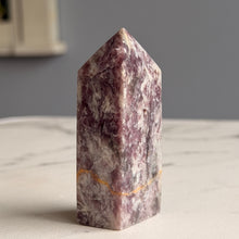 Pink Tourmaline with Lepidolite Tower Specimen #5 – Wholehearted Crystal Creations